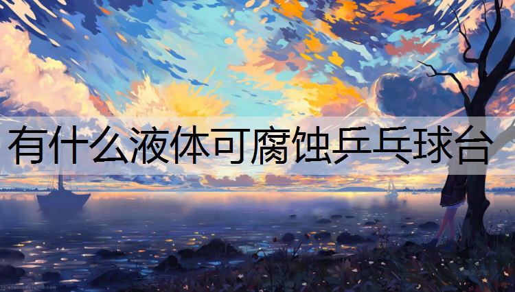 有什么液体可腐蚀乒乓球台
