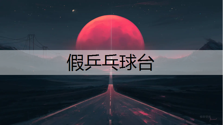 假乒乓球台