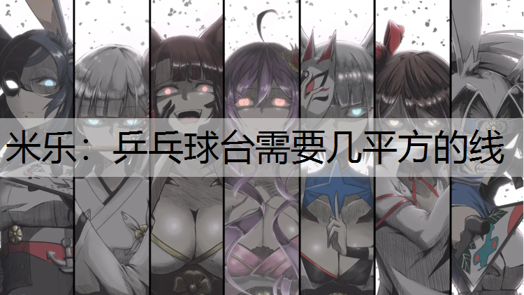 乒乓球台需要几平方的线