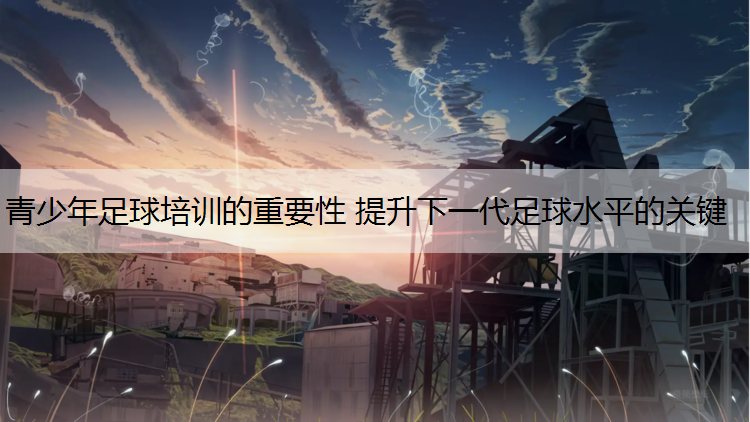 青少年足球培训的重要性 提升下一代足球水平的关键